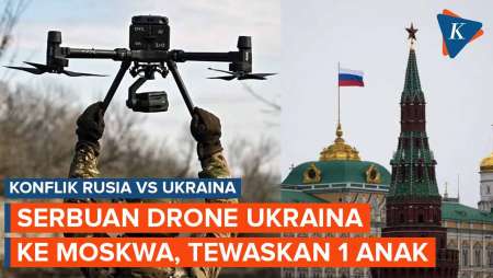 Ukraina Serbu Ibu Kota Rusia Pakai Drone, Tewaskan Seorang Anak