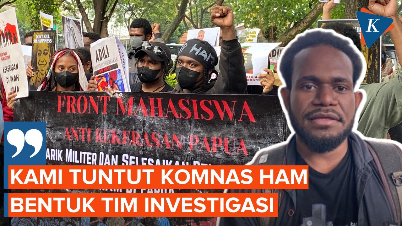 Mahasiswa Papua Gelar Unjuk Rasa Terkait Kasus Wamena di Kantor Komnas HAM, Ini Tuntutannya