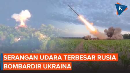 Rusia Luncurkan Serangan Udara Terbesar ke Ukraina, Kerahkan 477 Drone dan 60 Rudal