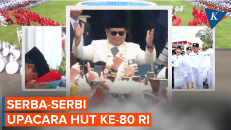 Serba-Serbi Upacara HUT ke-80 RI, Prabowo Cium Bendera Hingga Joget Tabola Bale