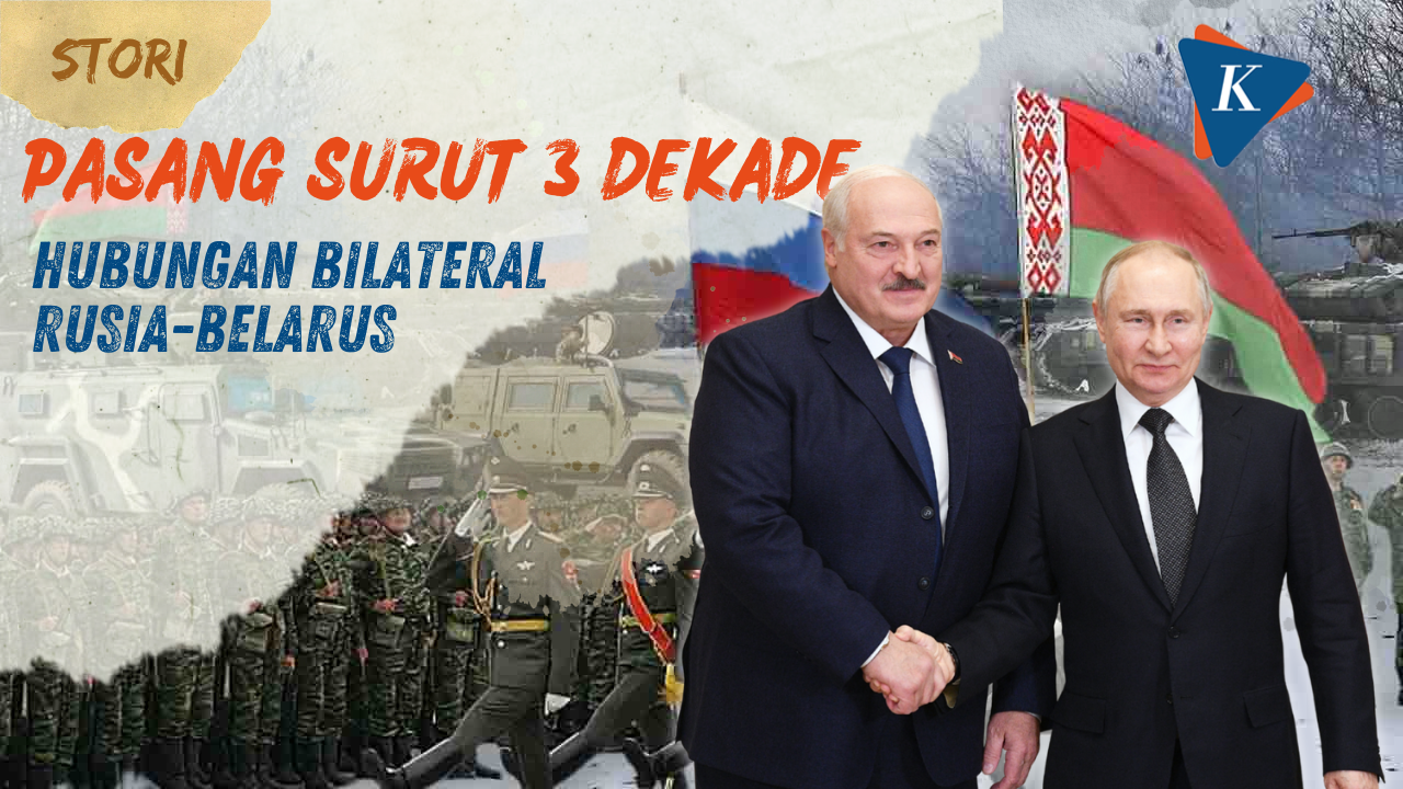 Panas-Dingin Hubungan Belarus dan Rusia Sejak Tahun 90an