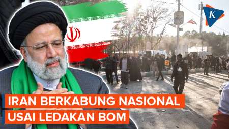 Iran Nyatakan Berkabung Nasional Usai Diserang Bom yang Tewaskan Ratusan Orang