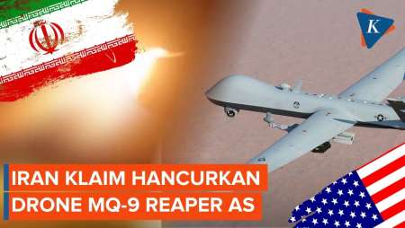 Iran Klaim Tembak Jatuh Drone MQ-9 Reaper AS Di Provinsi Bushehr