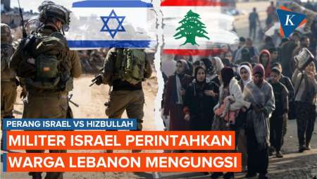 Kali Pertama! Israel Perintahkan Warga Lebanon Mengungsi, Umumkan Akan Serang Hizbullah