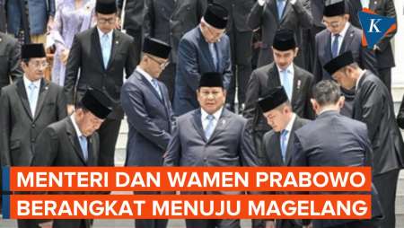 Para Menteri dan Wamen Berangkat ke Akmil Magelang