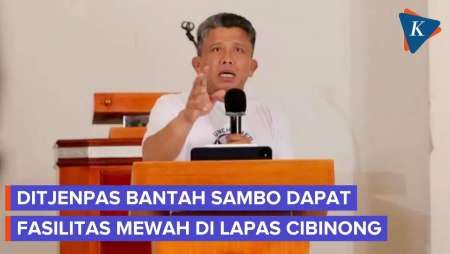Ditjenpas Bantah Ferdy Sambo Dapat Fasilitas Mewah Di Lapas Cibinong