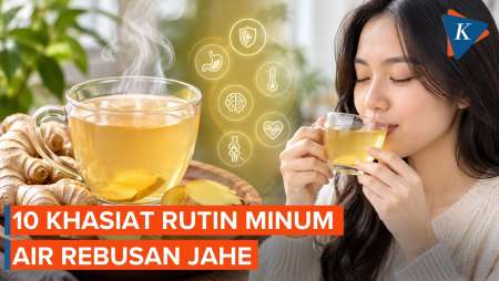 10 Manfaat Rutin Minum Air Rebusan Jahe untuk Kesehatan