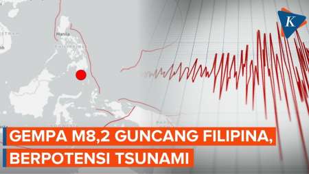 Gempa M 8,2 Guncang Filipina, Ancaman Tsunami Langsung Dikeluarkan