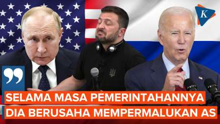 Zelensky Tuduh Putin Berupaya Permalukan AS di Masa Pemerintahannya