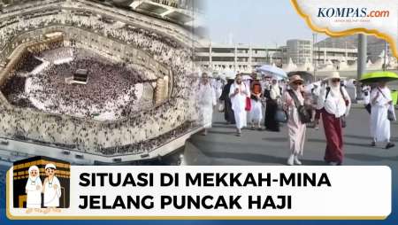 Rekaman Udara Situasi Mekkah Dan Mina Jelang Puncak Haji 2026