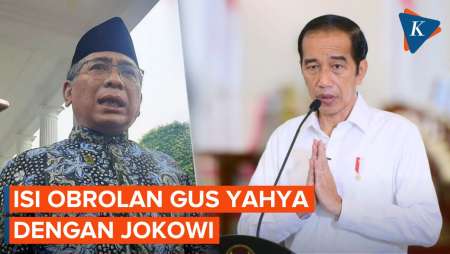 Gus Yahya Bertemu Jokowi,  Bantah Bahas Politik