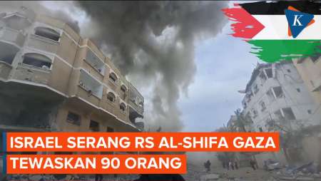 Serangan Militer Israel ke RS Al-Shifa Gaza Tewaskan 90 Orang