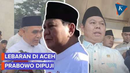 Pilih Shalat Id Di Aceh Tamiang, Prabowo Tuai Pujian
