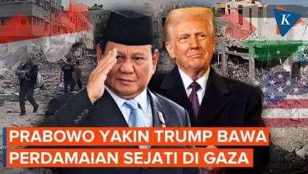 Prabowo Optimistis Trump Bisa Bawa Perdamaian Sejati Di Gaza