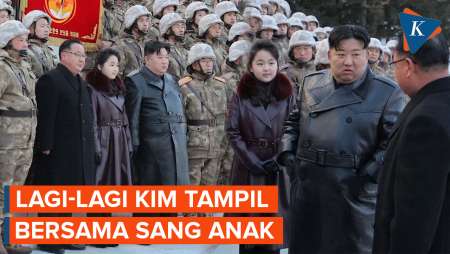 Tampil Bareng Sang Anak, Kim Tebar Ancaman Gunakan Senjata Nuklir