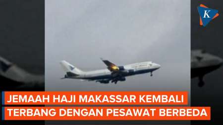 Mesin Pesawat Sempat Terbakar, 450 Jemaah Haji Makassar Sudah Diberangkatkan Lagi