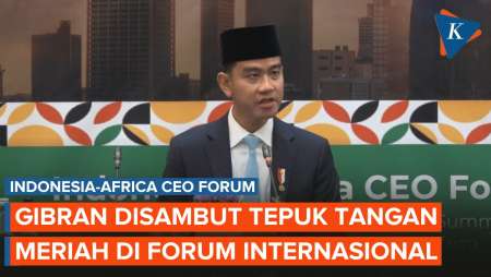 Tepuk Tangan Meriah Saat Gibran Sebut Indonesia-Afsel Bebas Visa