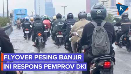 Pemprov DKI Ungkap Penyebab Banjir Di Flyover Pesing