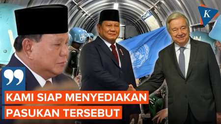 Prabowo Nyatakan Siap Kirim Pasukan Perdamaian ke Palestina