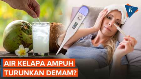 Apakah Air Kelapa Bisa Menurunkan Demam?