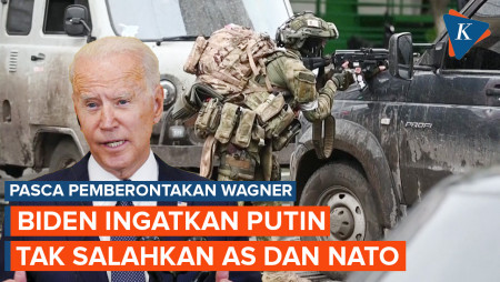 Biden Tegaskan AS dan NATO Tak Terkait dengan Pemberontakan Grup Wagner