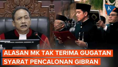 Alasan MK Nyatakan Gugatan Syarat Pencalonan Gibran Tidak Dapat Diterima