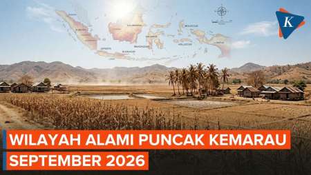 Daftar Wilayah Alami Puncak Musim Kemarau September 2026