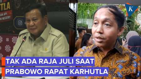 Di Mana Menhut Raja Juli Saat Prabowo Rapat Karhutla di Riau?
