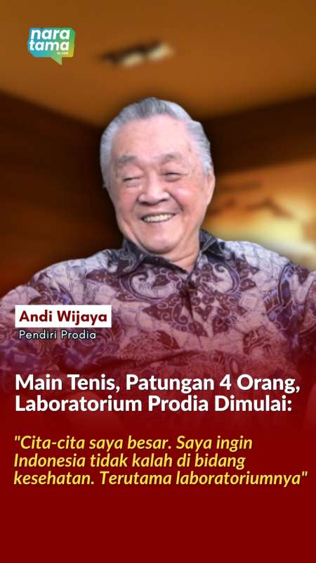 Main Tenis, Patungan 4 Orang, Laboratorium Prodia Dimulai