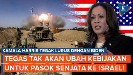 Harris Tegak Lurus dengan Biden! Tak Akan Ubah Kebijakan untuk Pasok Senjata ke Israel