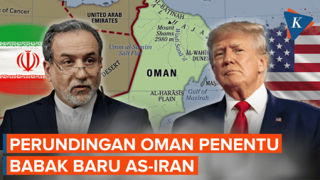 Perundingan Oman Tentukan Babak Baru AS-Iran, Dunia Menanti Hasil
