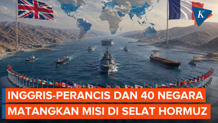 Inggris dan Perancis Pimpin Puluhan Negara Bahas Misi Selat Hormuz