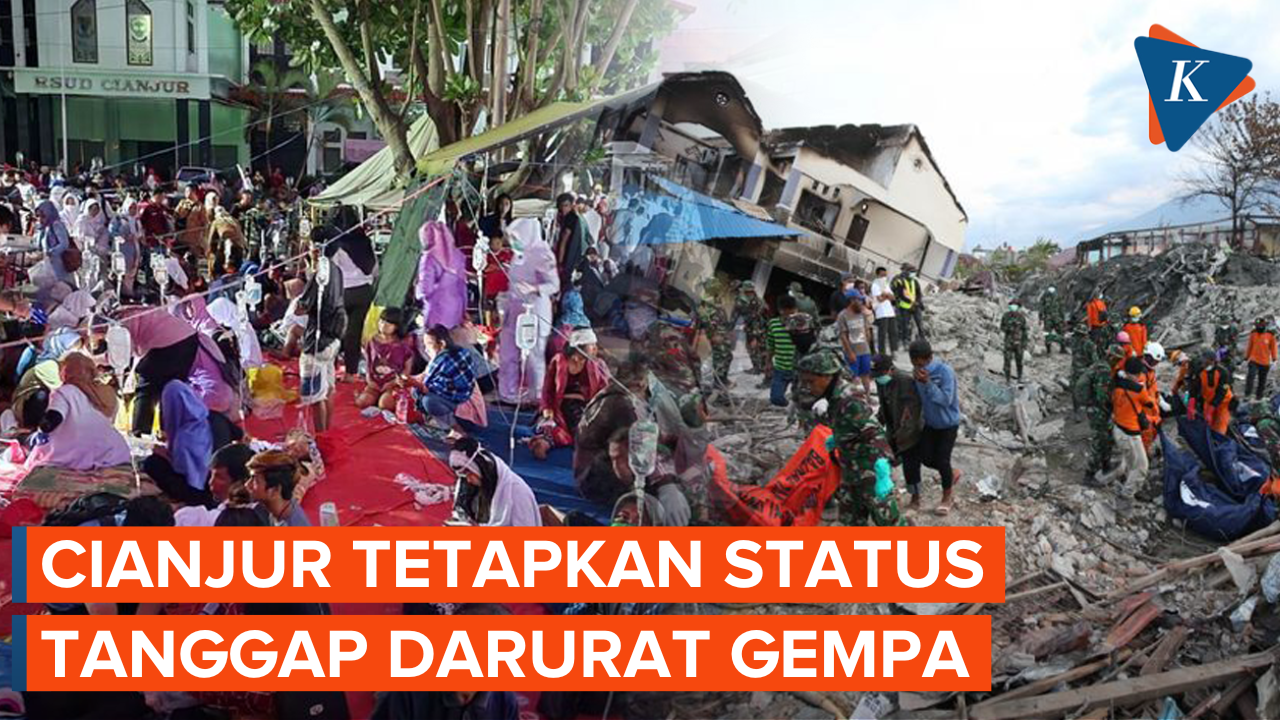 BNPB Tetapkan Status Tanggap Darurat Gempa Cianjur hingga 20 Desember