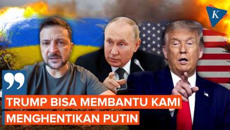 Zelenskyy Sebut Trump Bisa Bantu Ukraina Hentikan Putin