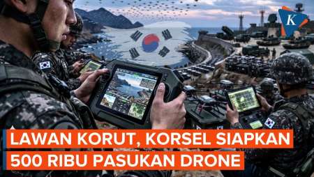 Hadapi Korut, Korsel Siapkan Setengah Juta Pasukan Drone