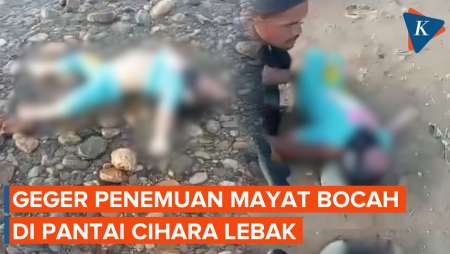 Geger Penemuan Jenazah Bocah di Pantai Cihara Lebak, Wajah Dilakban, Tubuh Penuh Luka