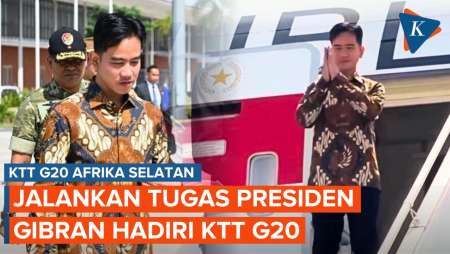 Gibran Bertolak Ke Afrika Selatan, Jalankan Tugas Presiden Hadiri KTT G20