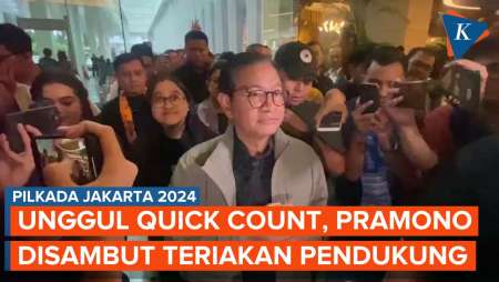 Unggul Sementara di Quick Count, Pramono Disambut Yel-yel di Posko Timses