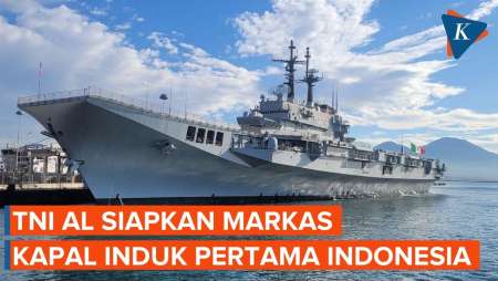 TNI AL Bersiap Sambut Kapal Induk Garibaldi, Di Sini Calon Markasnya!