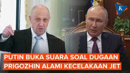 Putin Ungkap Belasungkawa ke Keluarga Prigozhin