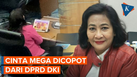 Cinta Mega Dicopot dari DPRD DKI, Buntut Main Game Saat Rapat