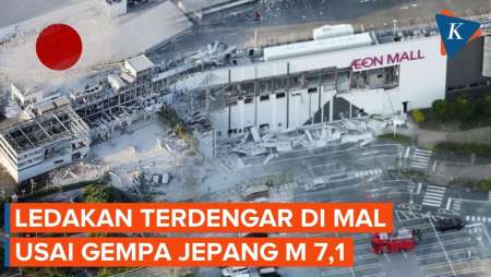 Ledakan Guncang Aeon Mall Kumamoto Usai Gempa M 7,1, Banyak Orang Terjebak!
