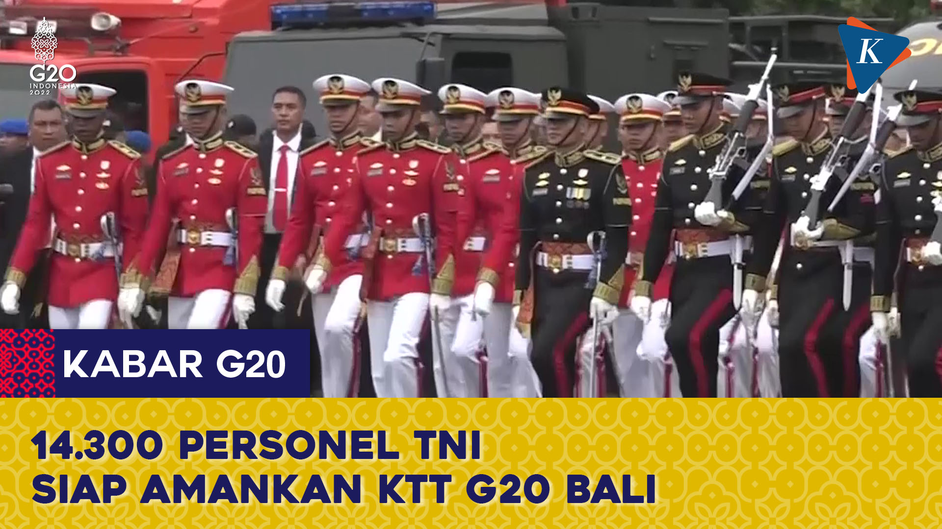 14.300 Personel TNI Diterjunkan untuk Amankan KTT G20 Bali