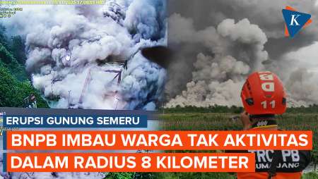 Erupsi Gunung Semeru, Warga Diimbau Hindari Radius 8 Kilometer Dari Puncak