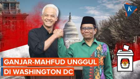 Ganjar-Mahfud Unggul dalam Perhitungan Suara Pilpres 2024 di Washington DC