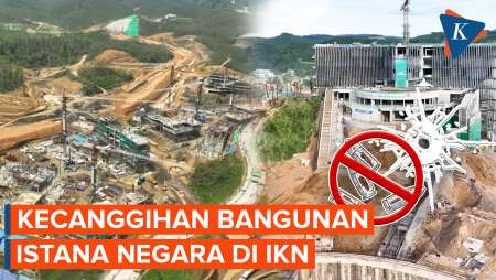 Bangunan Istana Negara IKN Dilapisi Beton 20 Cm dan Kaca Antipeluru