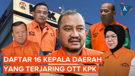 Daftar 16 Kepala Daerah Hasil Pemilu 2024 Kena OTT KPK, Terbaru Ada Bupati Pemalang