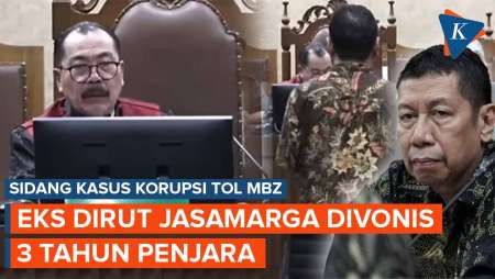 Kasus Tol MBZ, Eks Dirut Jasamarga Djoko Dwijono Divonis 3 Tahun Penjara