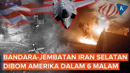 Amerika Bombardir Iran: 6 Malam Beruntun, Jembatan Dan Bandara Jadi Target