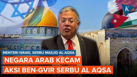 Negara Arab Murka! Menteri Israel Serbu Masjid Al-Aqsa di Yerusalem